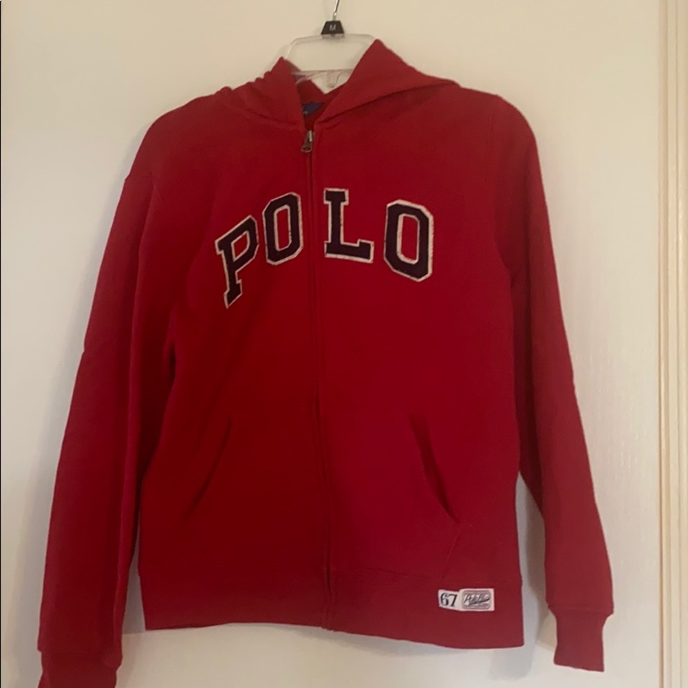 Red POLO sweatshirt